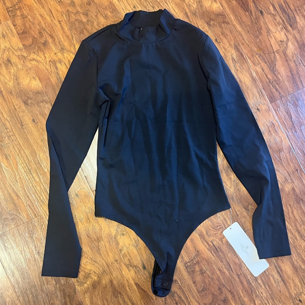 Black Long Sleeve Bodysuit